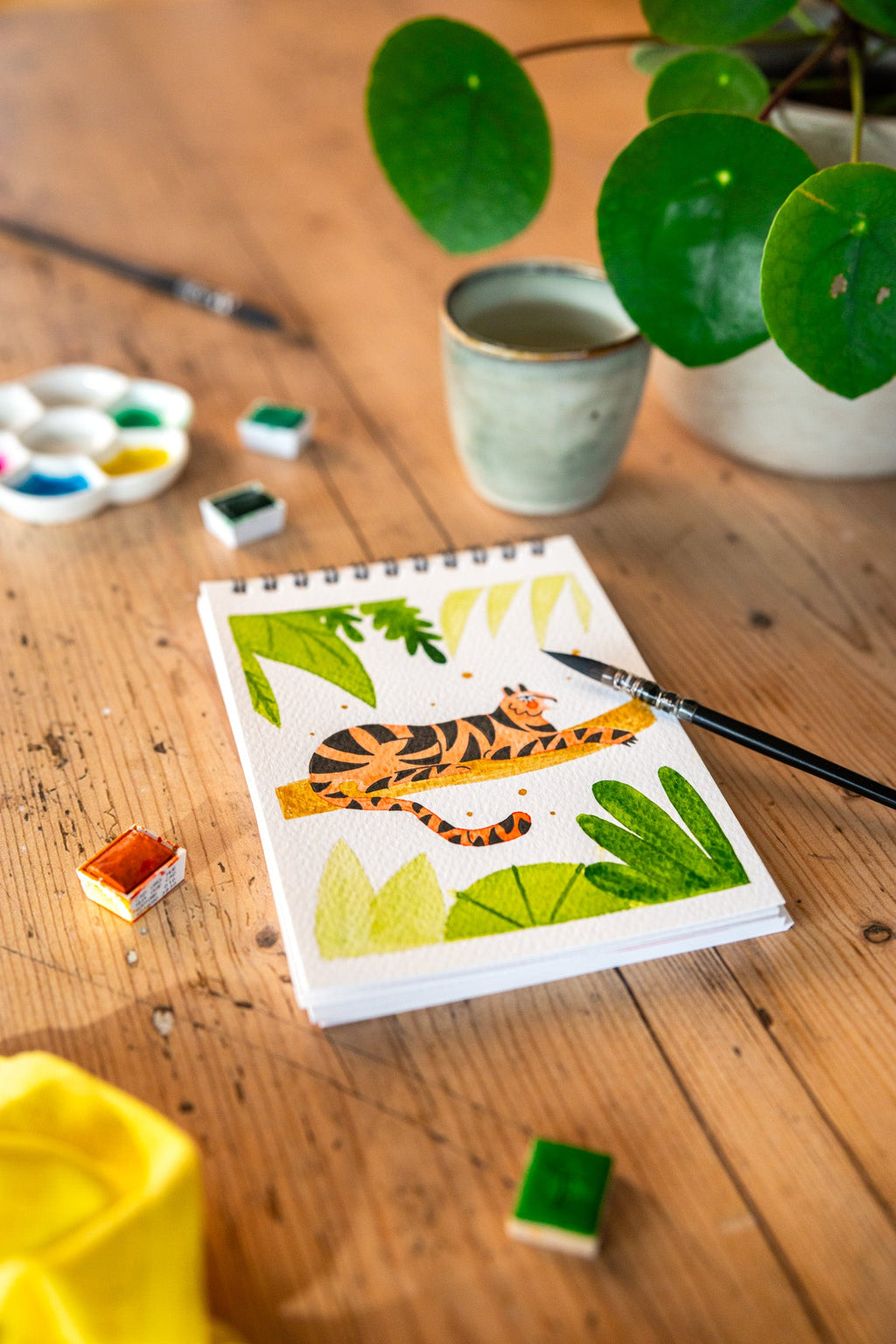 Carnet de coloriage A6 Wild - vue 2
