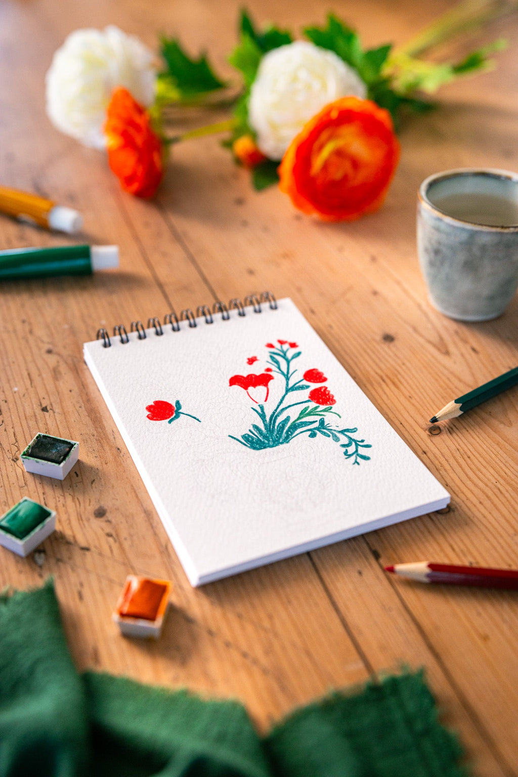 Carnet de coloriage A6 Bloom - vue 6