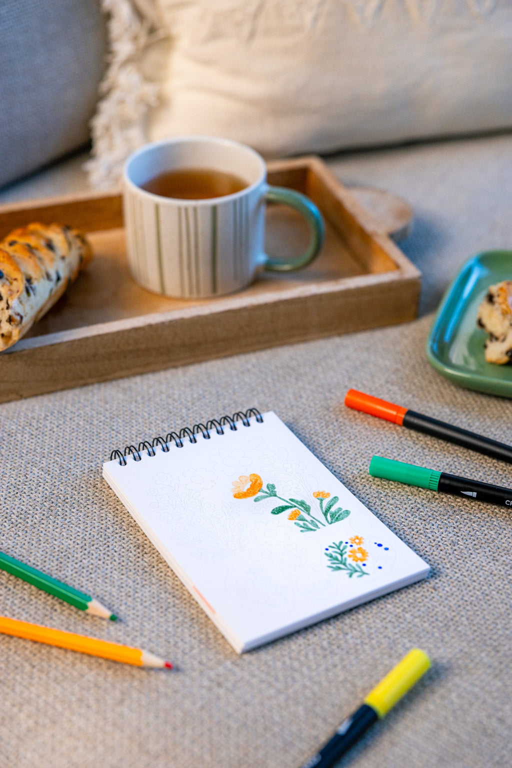 Carnet de coloriage A6 Bloom - vue 7