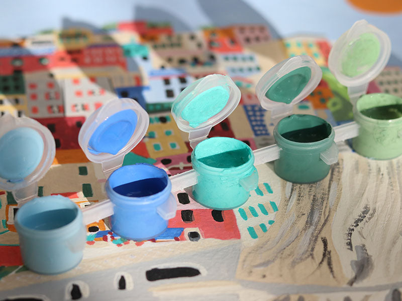 Coffret peinture au numéro Cinque Terre – Kenzie Elston - image 5