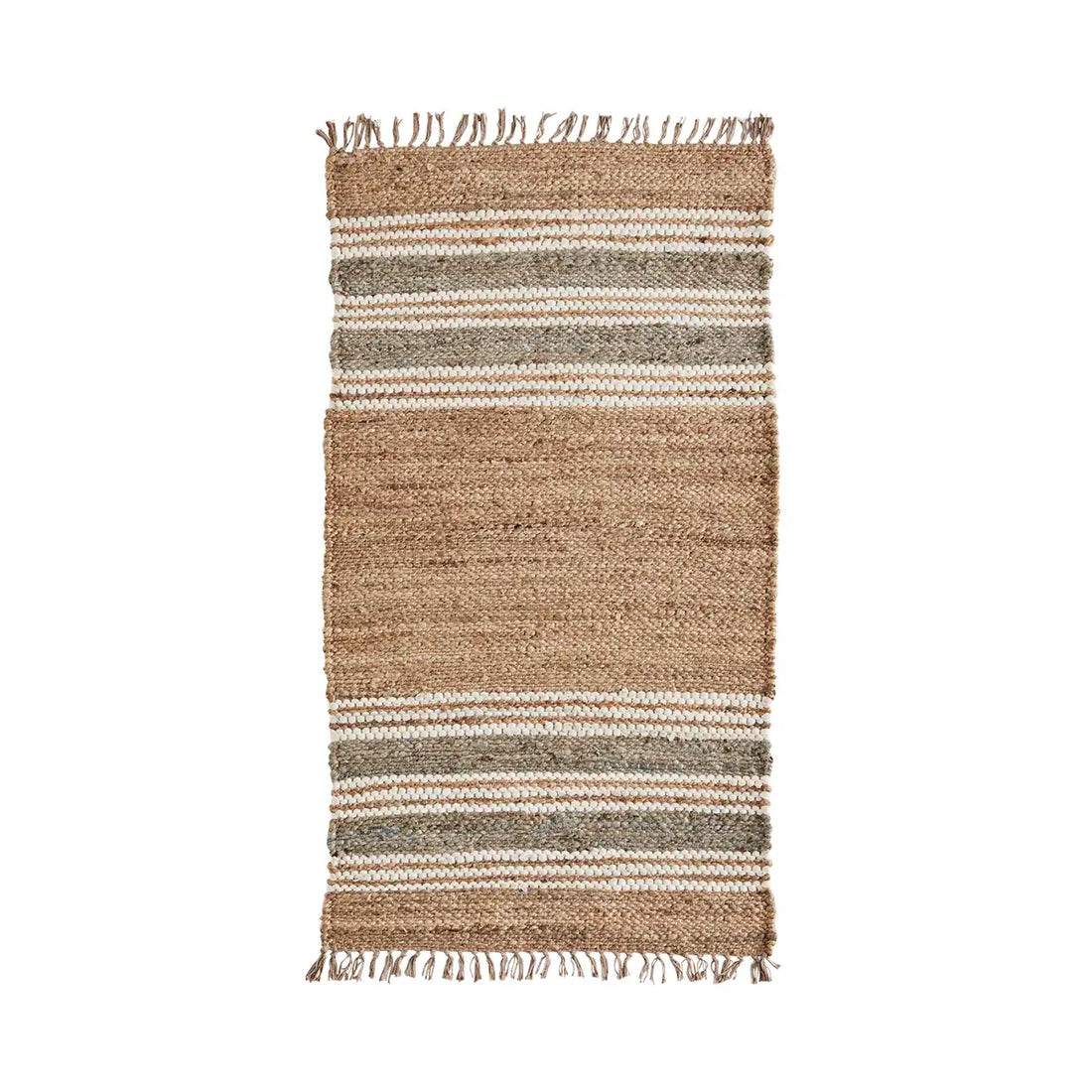 Stripe jute runner