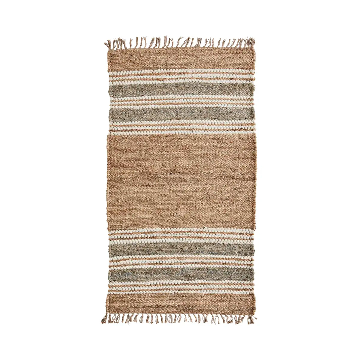 Stripe jute runner