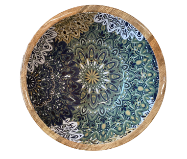 SALADIER BOIS DE MANGUIER Multi mandala - By Room