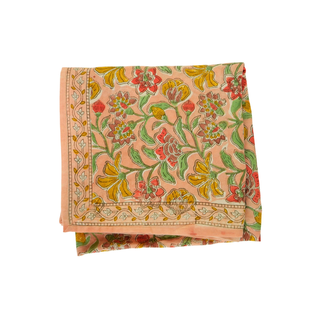 Foulard imprimé “fleurs indiennes” Bohemian Pink NaN