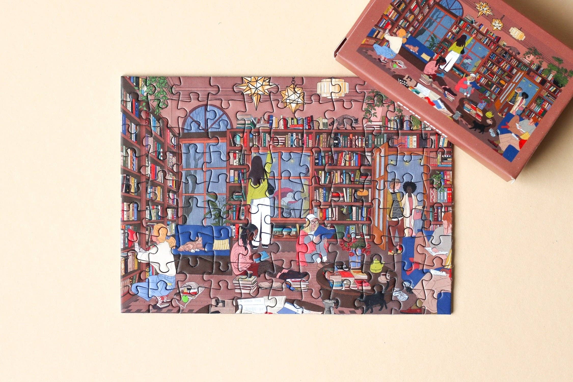 Mini-Puzzle Coin de Livre, 99 pièces