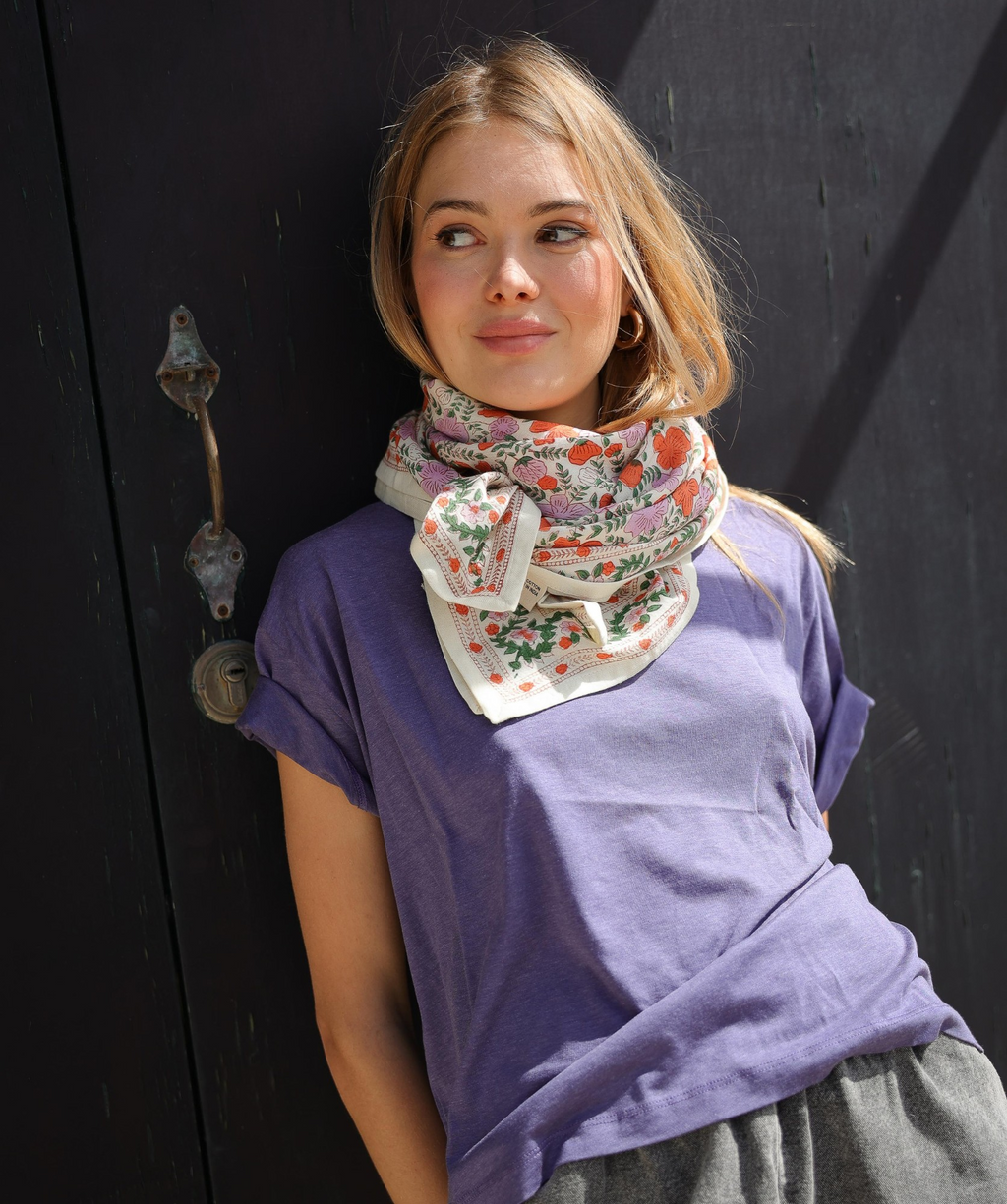 Foulard grand format Ellis Clémentine