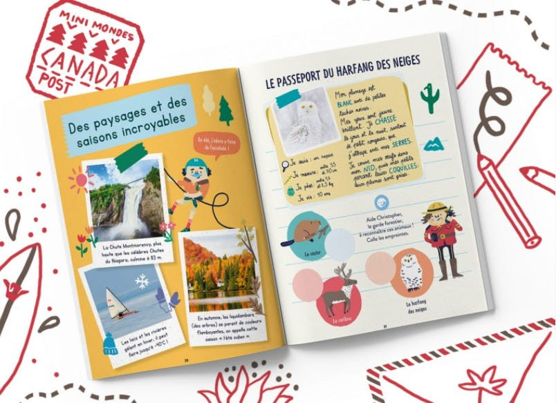 LIVRE ENFANT VOYAGES CARNET CANADA - Les Mini Mondes