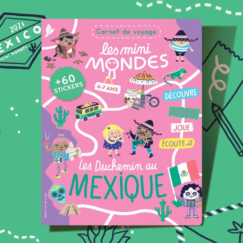 LIVRE ENFANT VOYAGES CARNET MEXIQUE - Les Mini Mondes