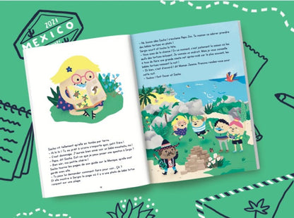 LIVRE ENFANT VOYAGES CARNET MEXIQUE - Les Mini Mondes