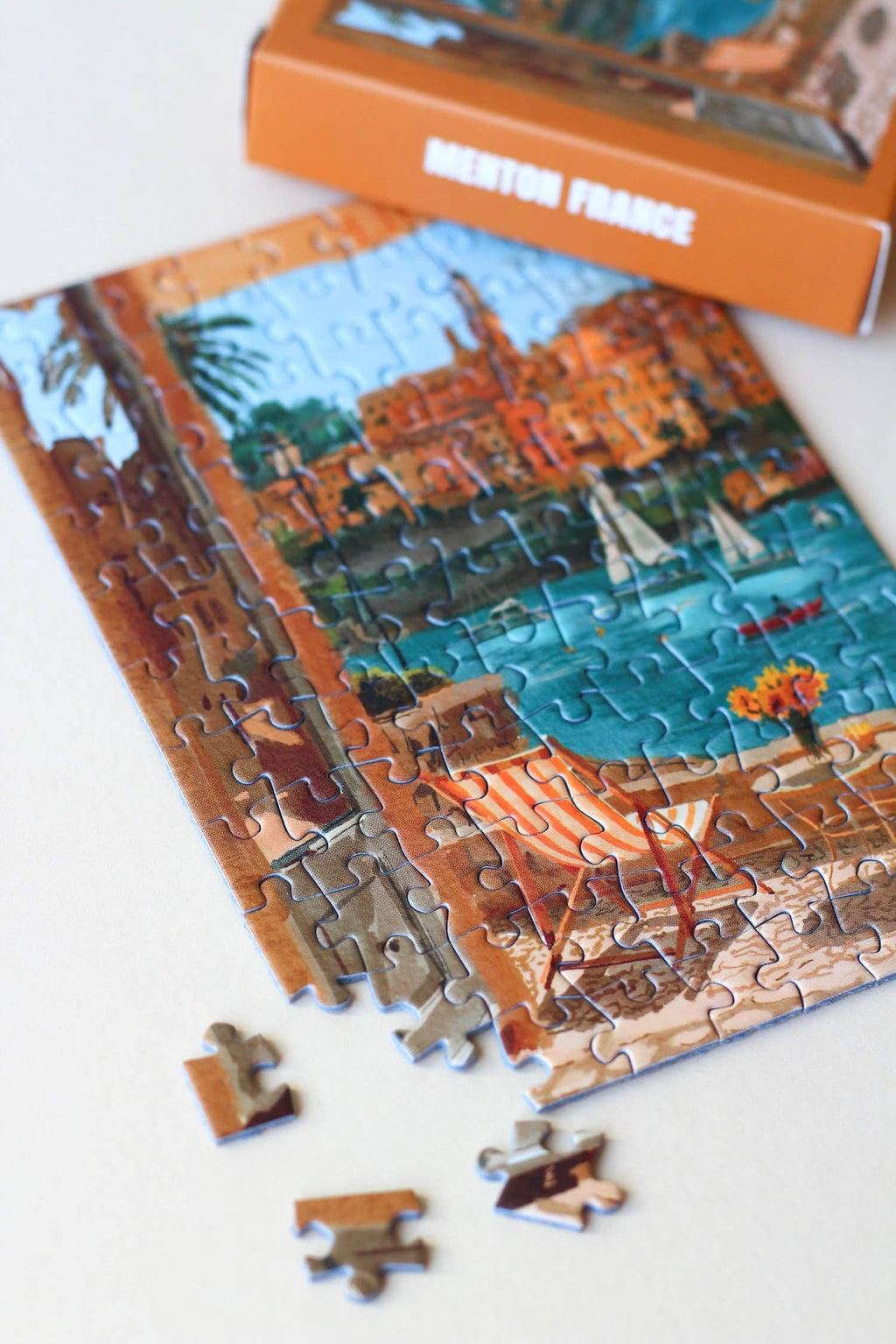 Mini-puzzle Menton, France, 99 pièces