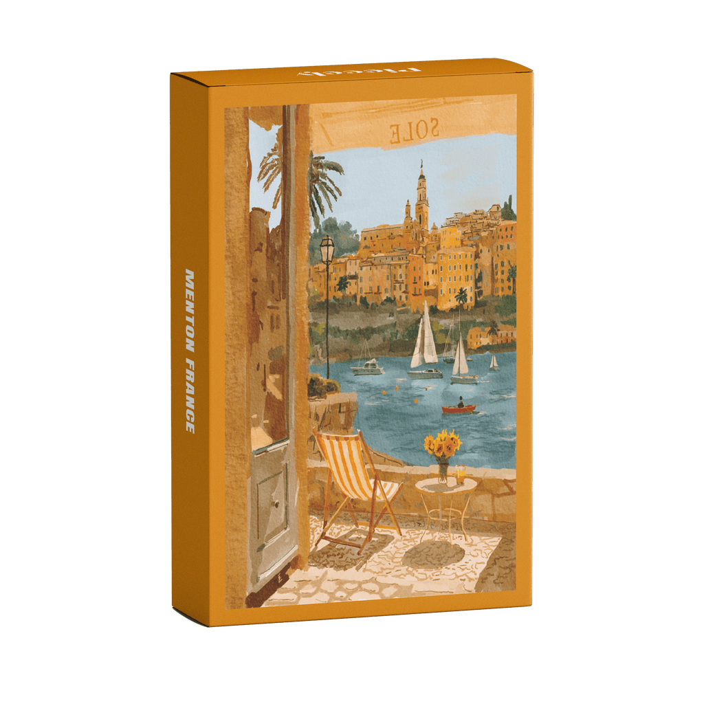 Mini-puzzle Menton, France, 99 pièces