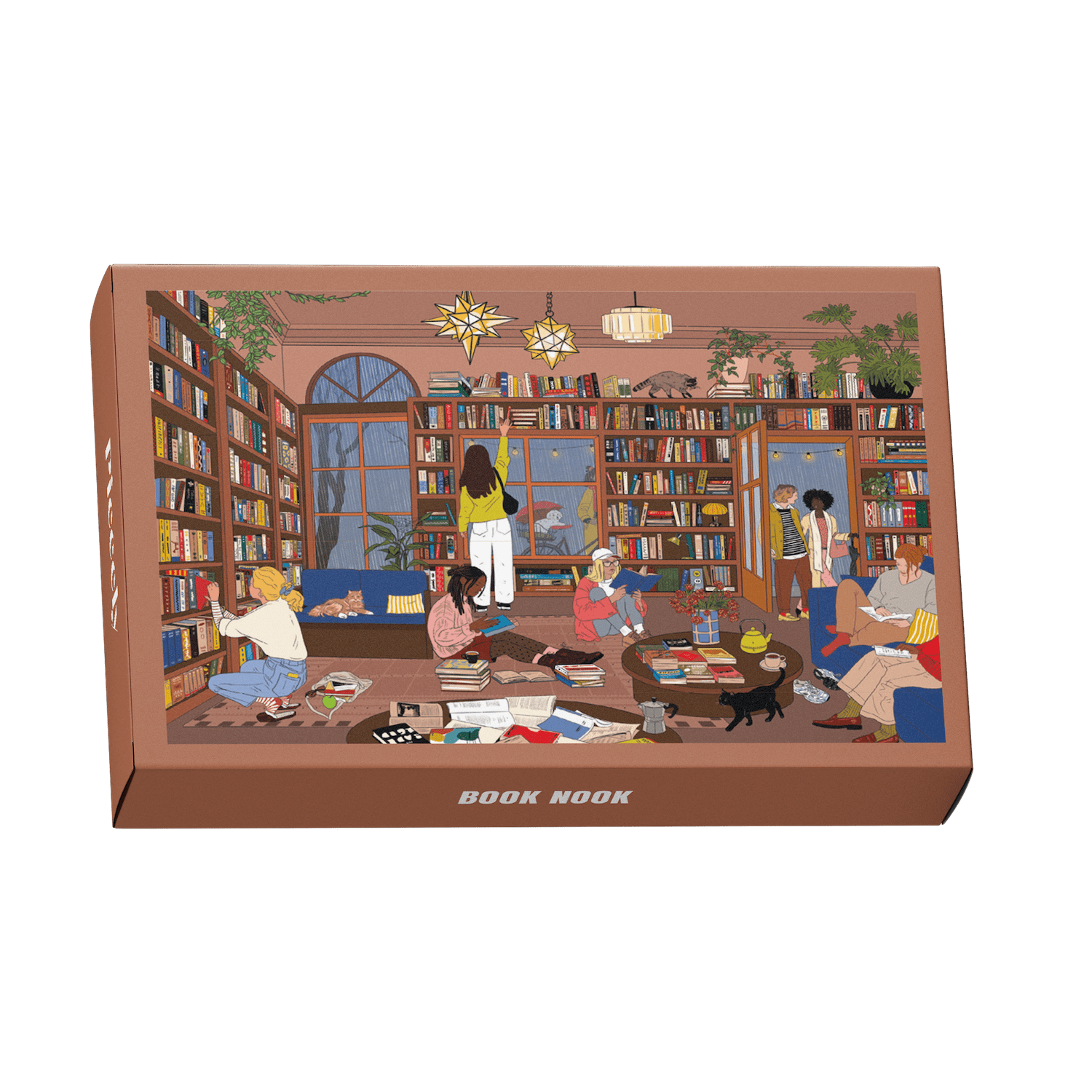Mini-Puzzle Coin de Livre, 99 pièces