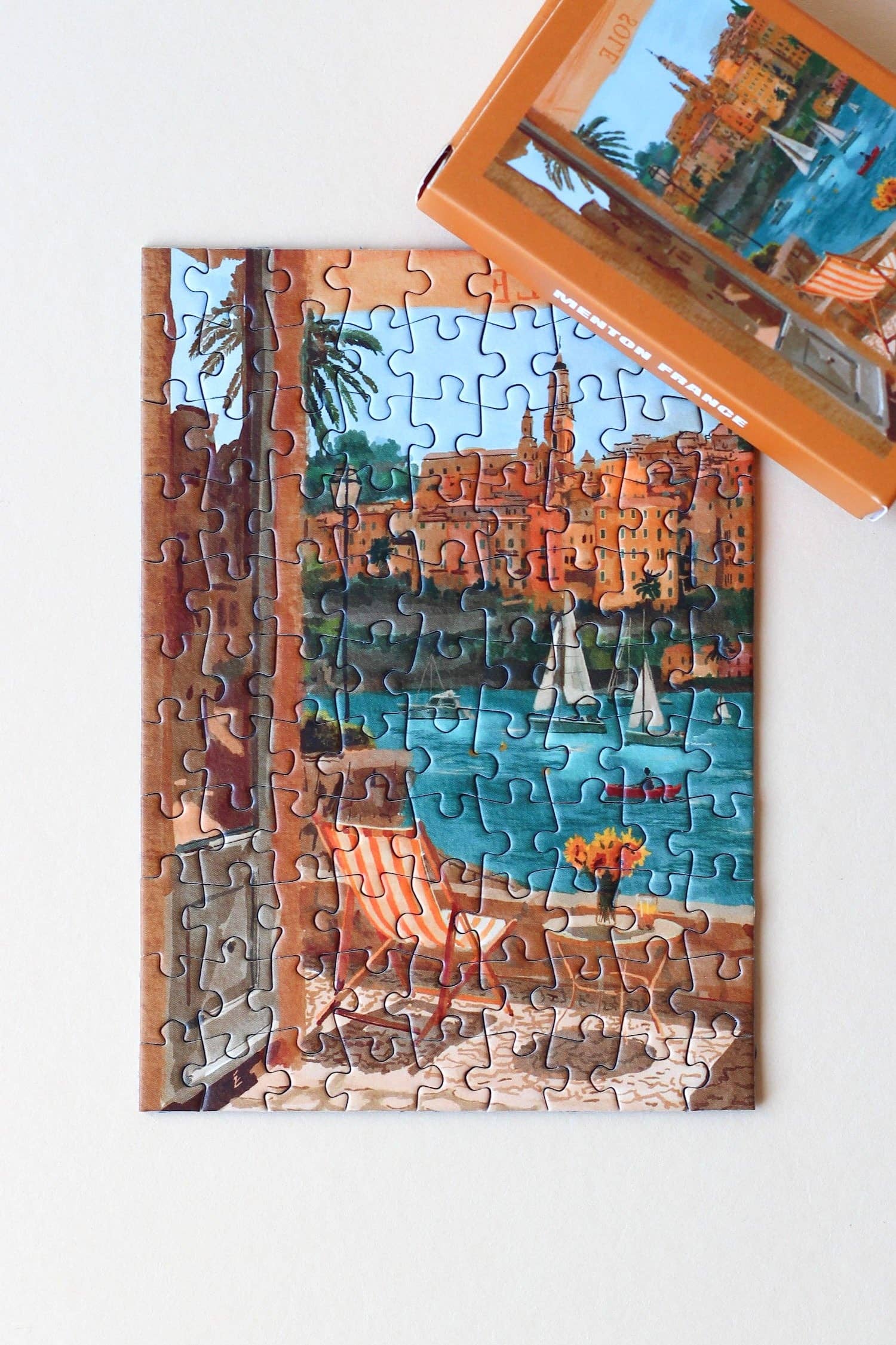Mini-puzzle Menton, France, 99 pièces