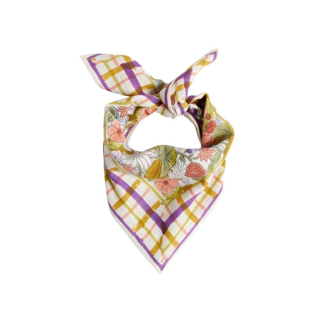 Foulard Indien Enfant - Magic Garden Violine NaN