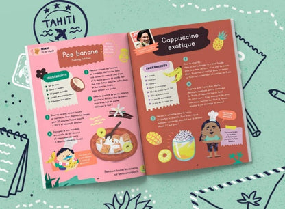 LIVRE ENFANT VOYAGES CARNET TAHITI  - Les Mini Mondes