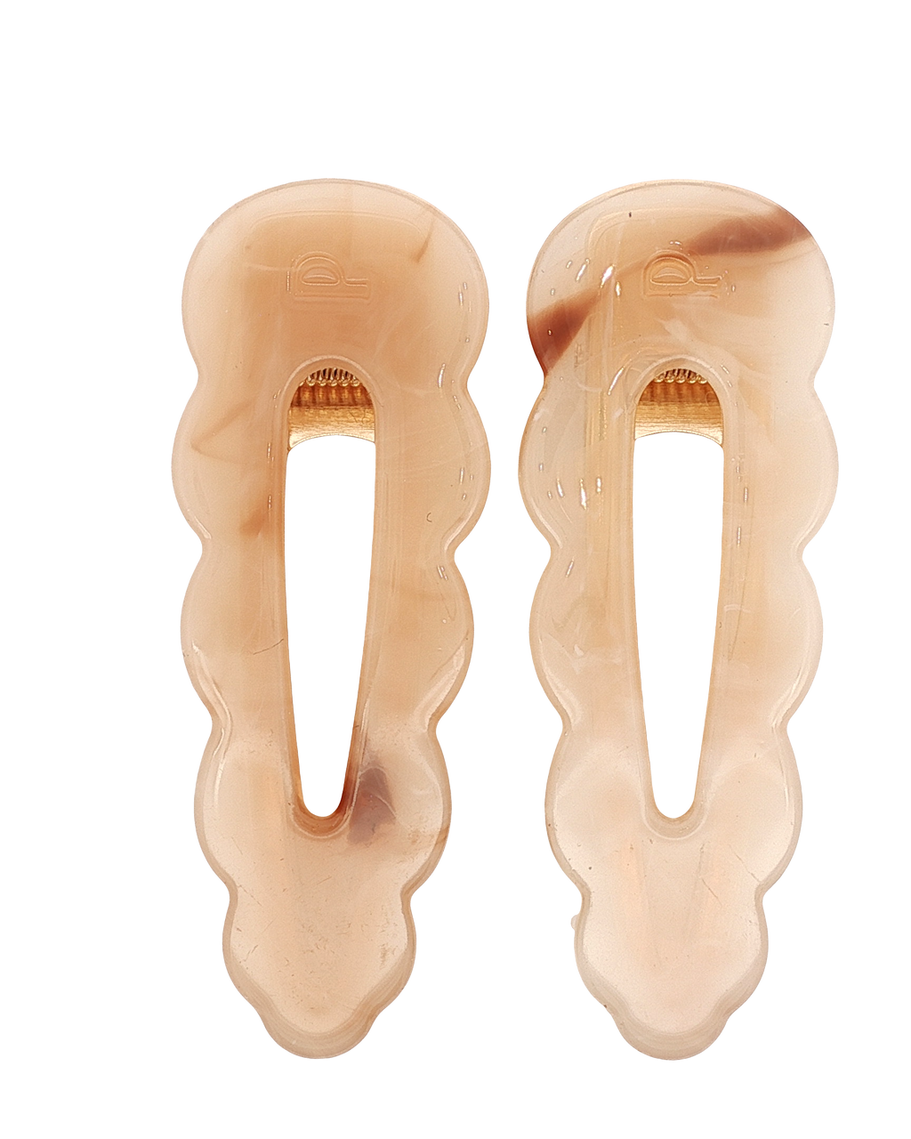 Paire de grandes barrettes Signature Montmartre – Peignée Paris – vue 2