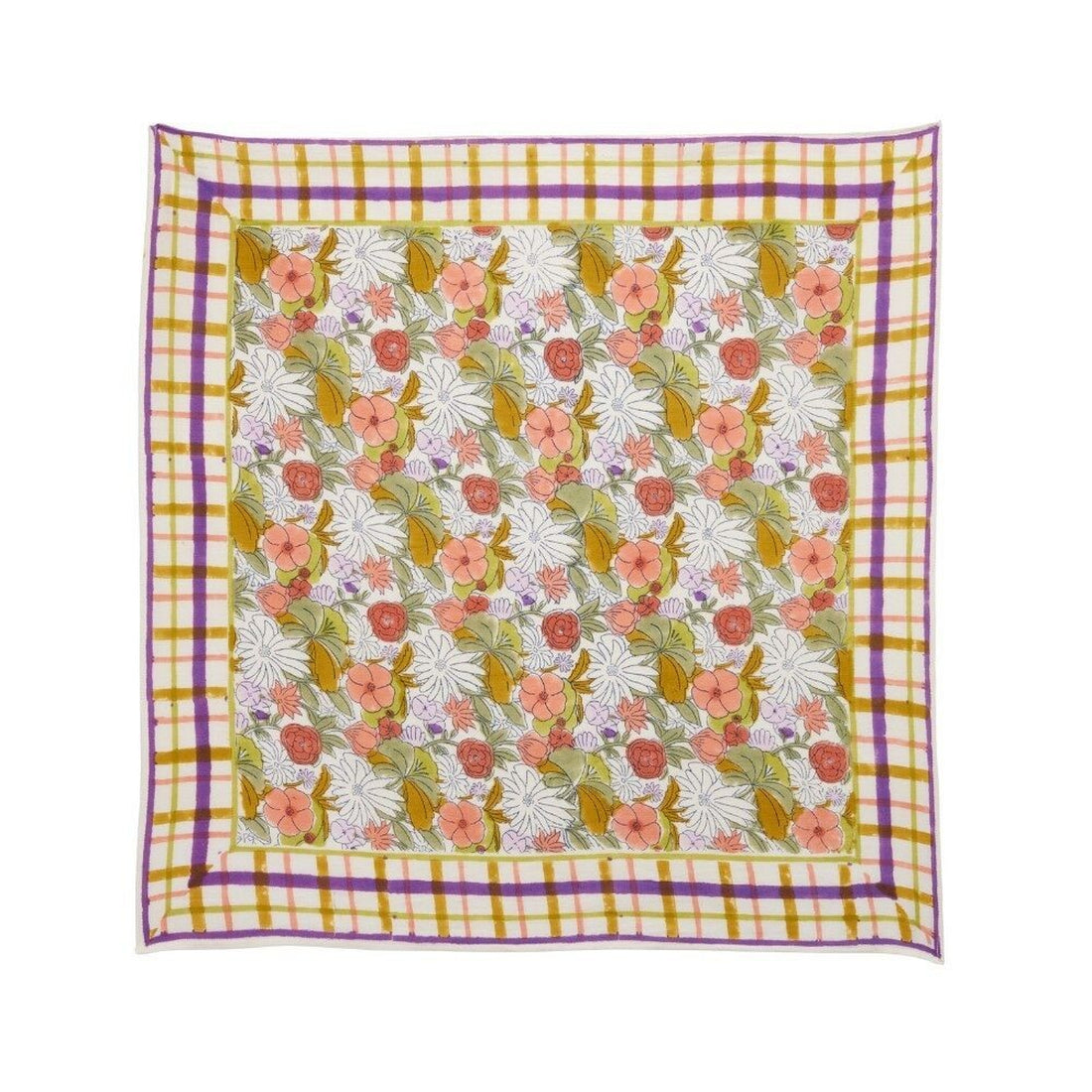 Foulard Indien - Magic Garden Violine NaN