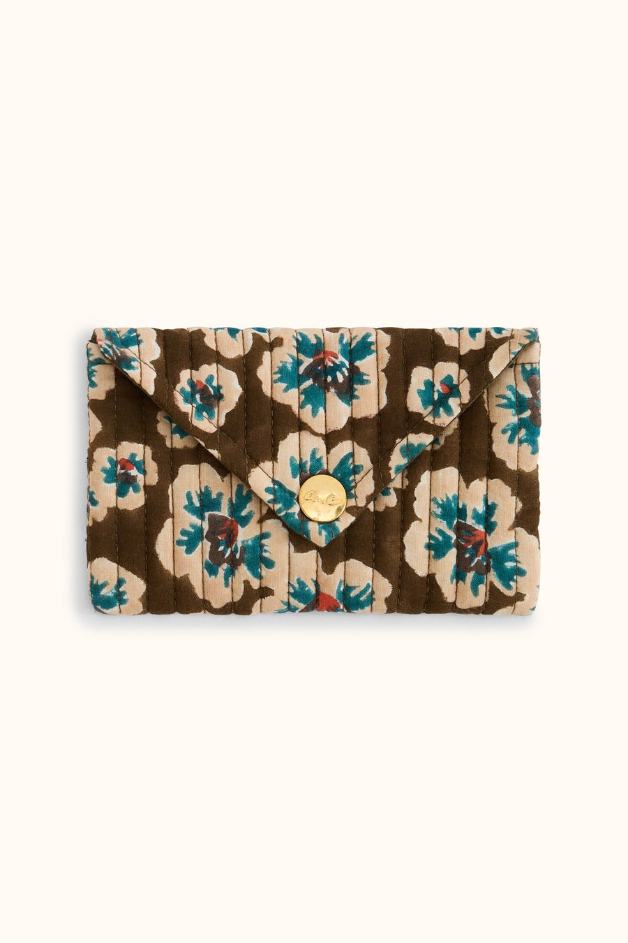 Pochette enveloppe fleurie Ravi - Carmen Fougère