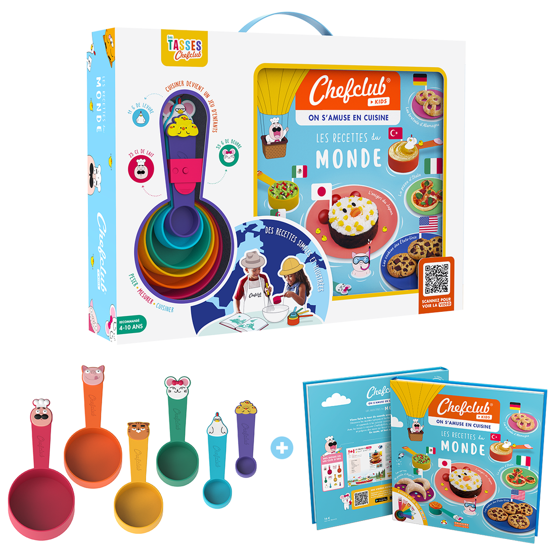 COFFRET CUISINE ENFANT RECETTES DU MONDE - Chefclub Kids