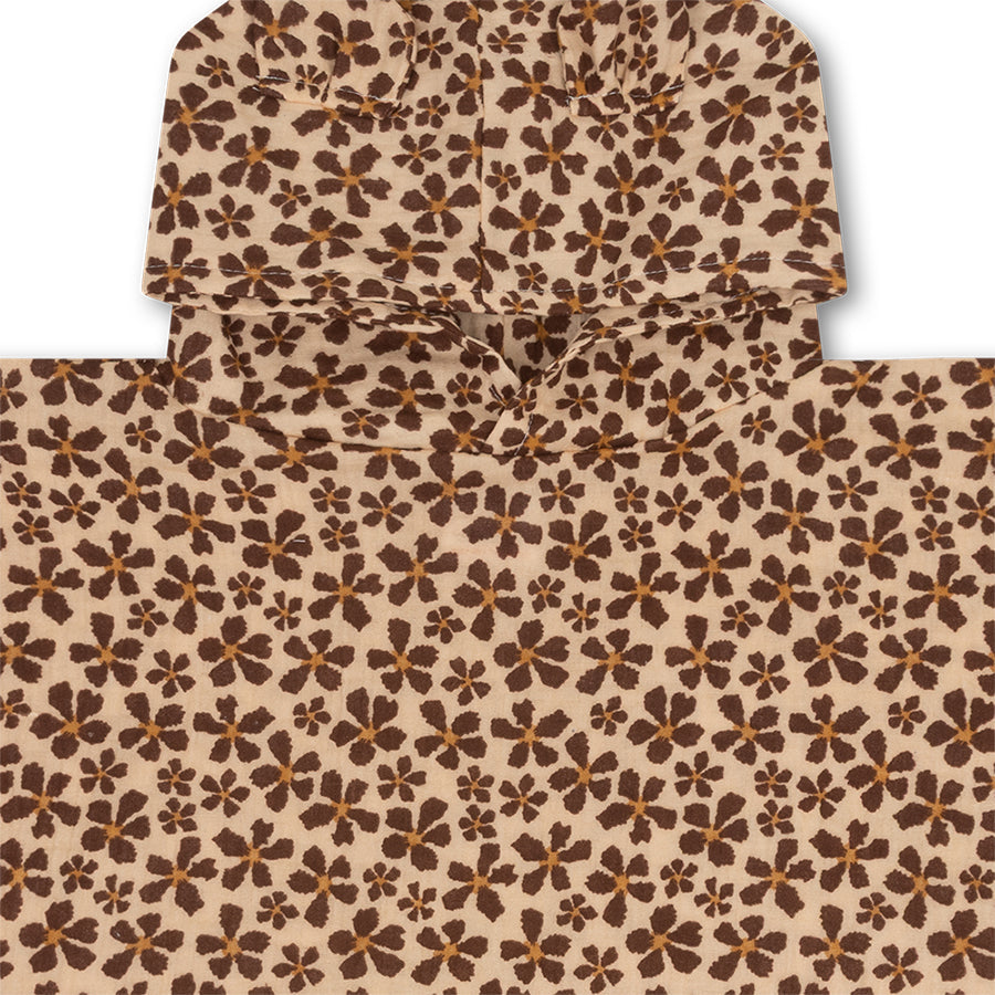 Poncho de plage enfant marron Wild Flower Swim Essentials - photo 3