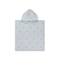 Poncho de plage enfant blanc vert Crabby Swim Essentials