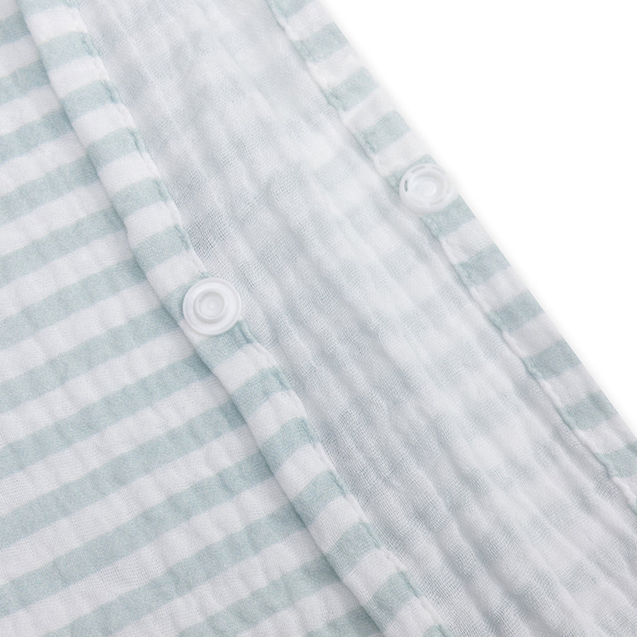 Poncho de plage enfant blanc vert Crabby Swim Essentials - photo 4