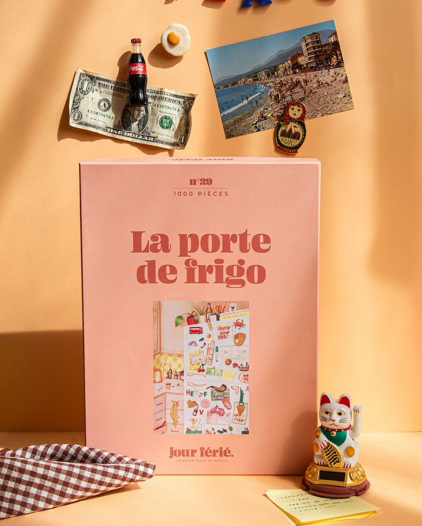 La porte de frigo - Puzzle 1000 pièces fabriqué en France
