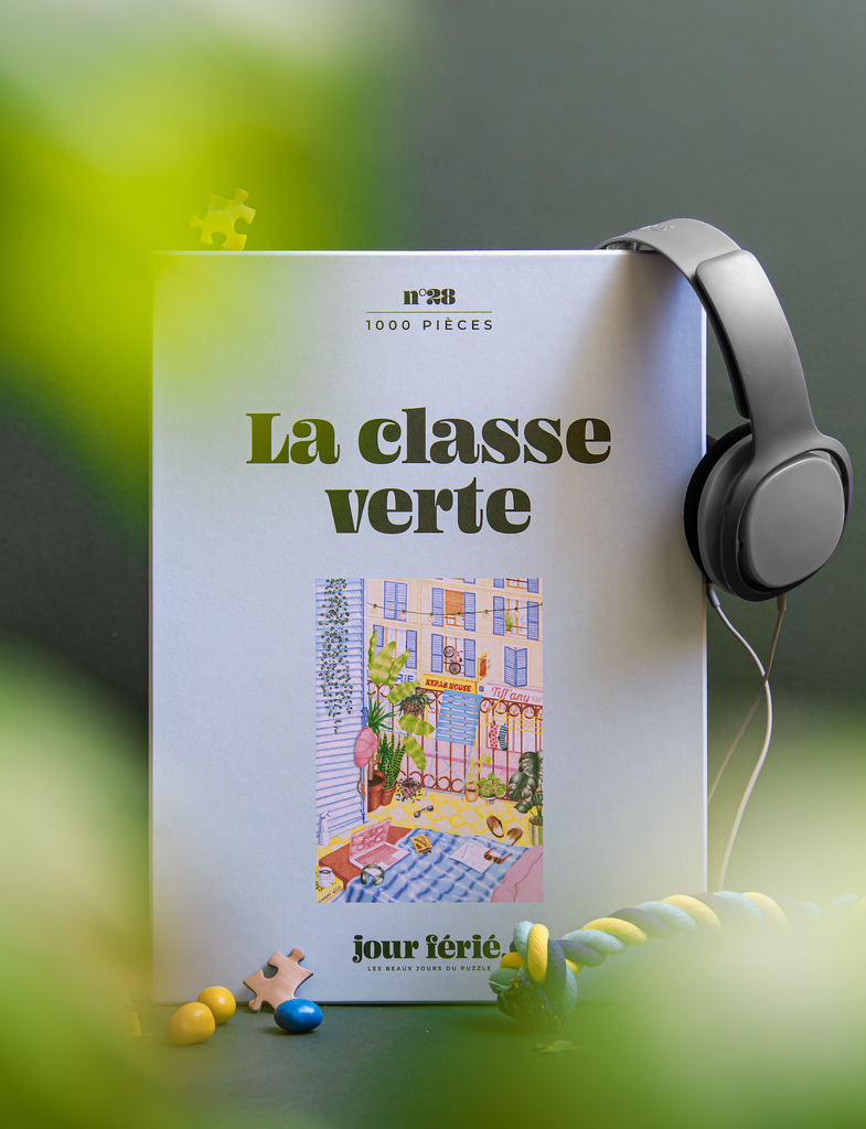 La classe verte - Puzzle 1000 pièces fabriqué en France
