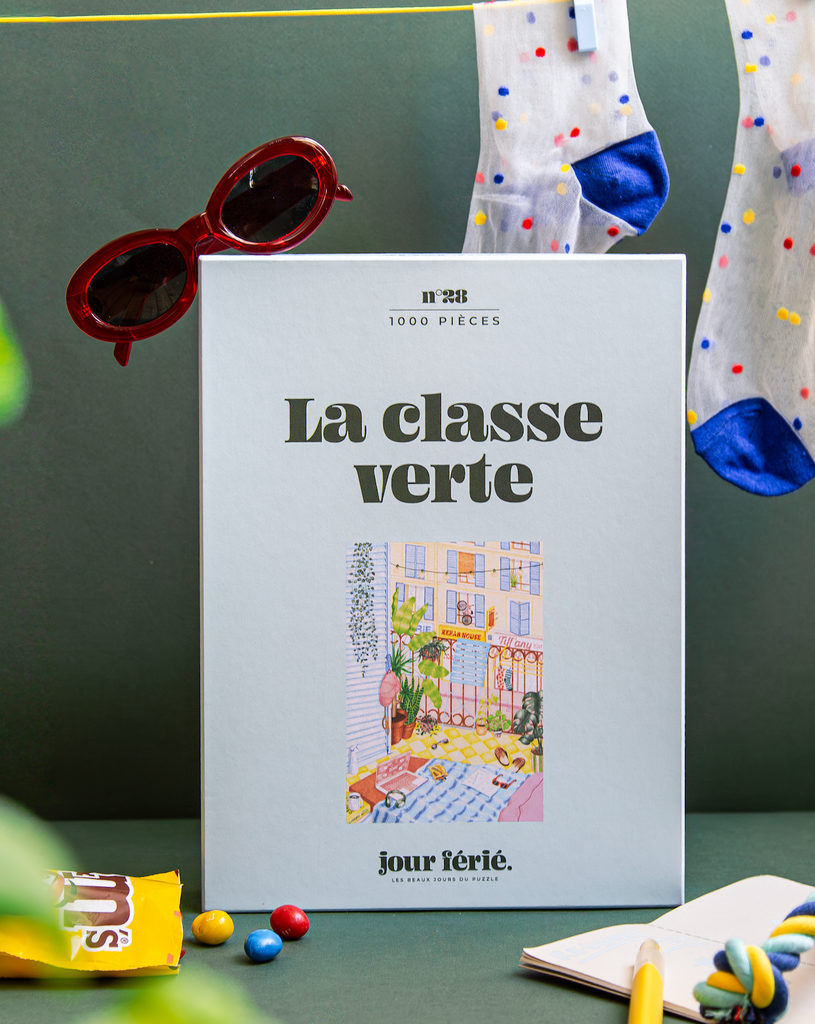 La classe verte - Puzzle 1000 pièces fabriqué en France
