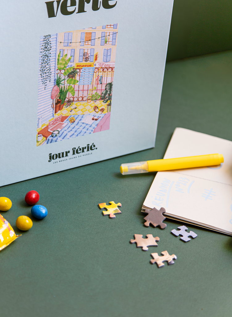 La classe verte - Puzzle 1000 pièces fabriqué en France