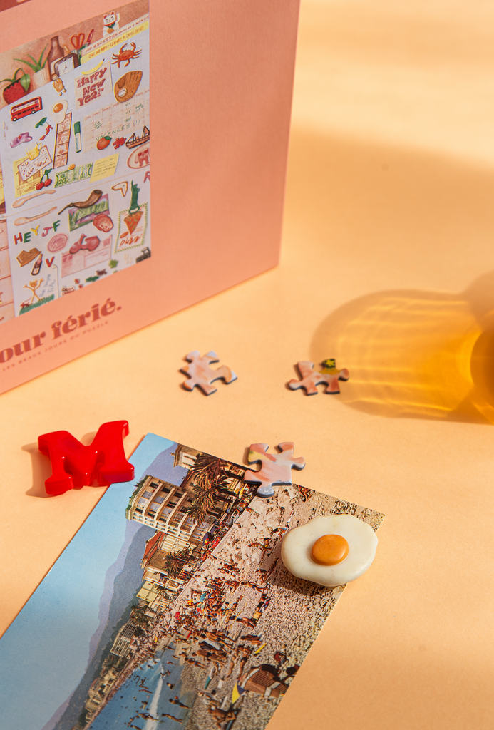 La porte de frigo - Puzzle 1000 pièces fabriqué en France