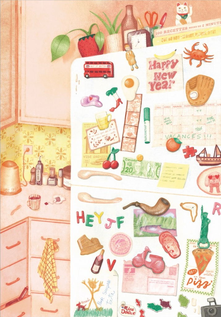 La porte de frigo - Puzzle 1000 pièces fabriqué en France