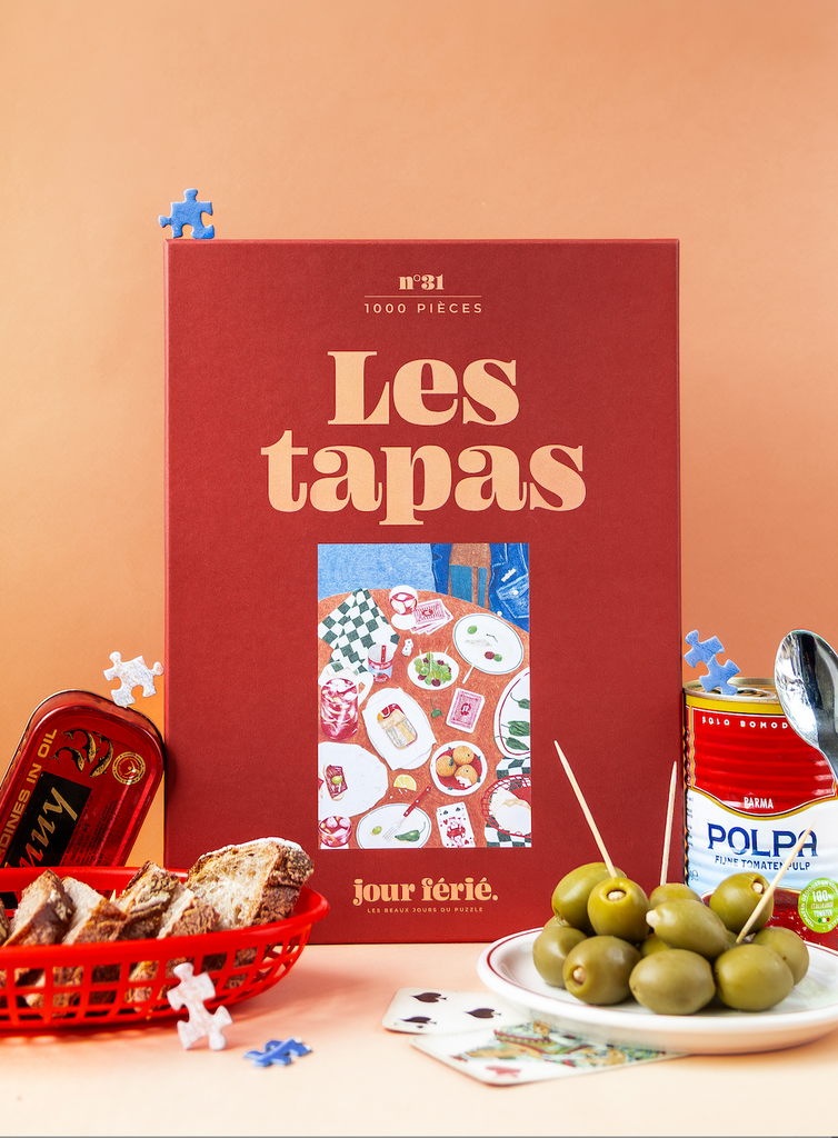 Les tapas - Puzzle 1000 pièces fabriqué en France