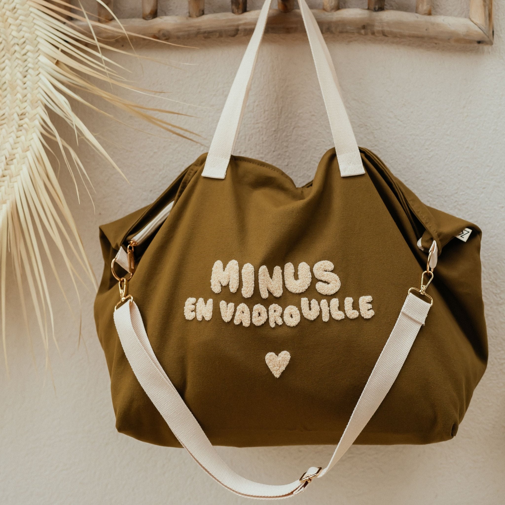 GRAND SAC CABAS EN COTON MINUS EN VADROUILLE - Zakuw