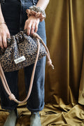 Sac bourse femme Le Raoul Léopard