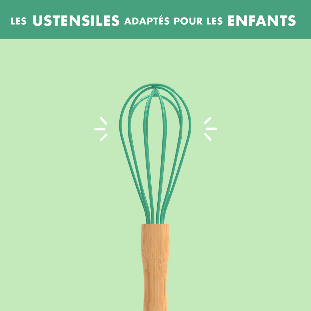 Ustensiles de cuisine enfant - kit complet et ludique chefclub kids