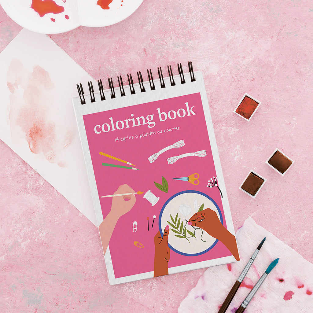 Carnet de coloriage A6 Do It Yourself - vue 4