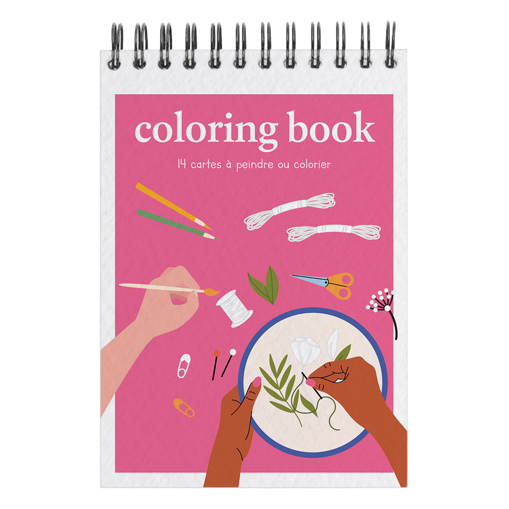 Carnet de coloriage A6 Do It Yourself - Maison Joliette