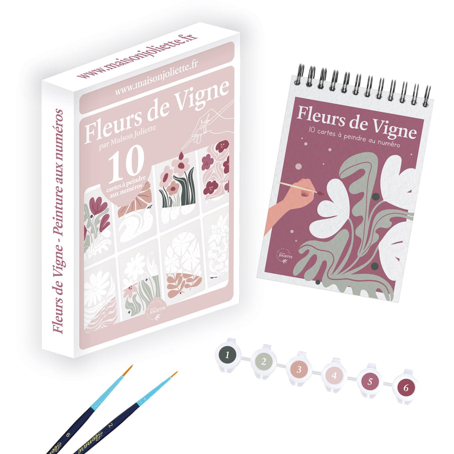 Peinture aux numéros Fleurs de Vigne