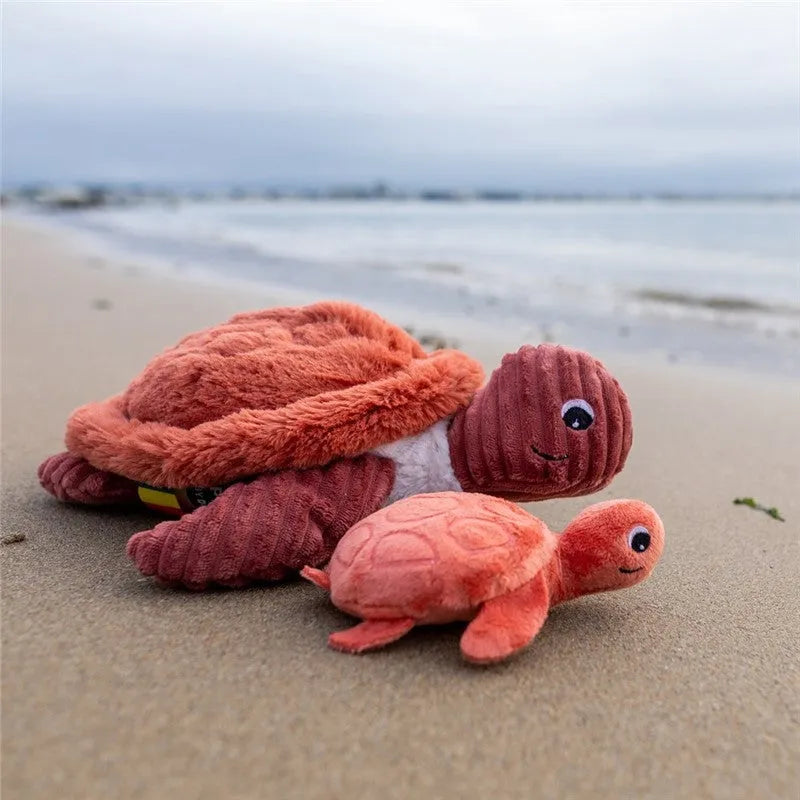 PELUCHE TORTUE SAUVENOU MAMAN ET SON BÉBÉ - Les Déglingos