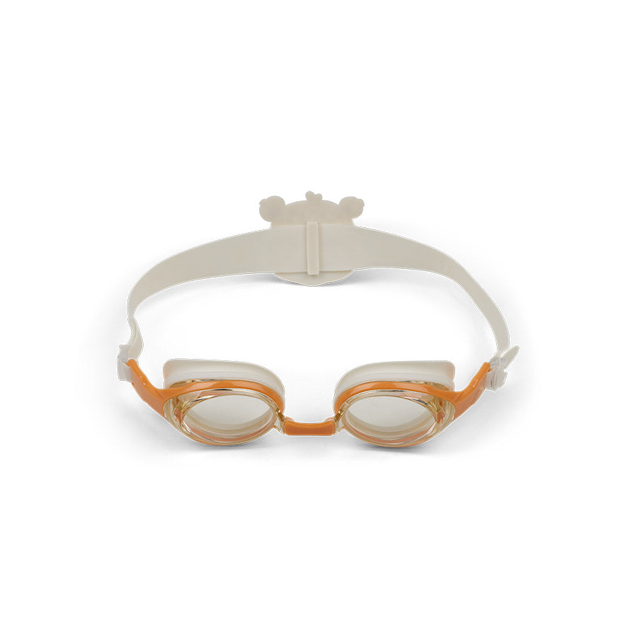 Lunettes de natation enfant beige léopard Swim Essentials