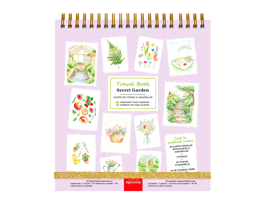 Travel Book aquarelle Secret Garden - image 1