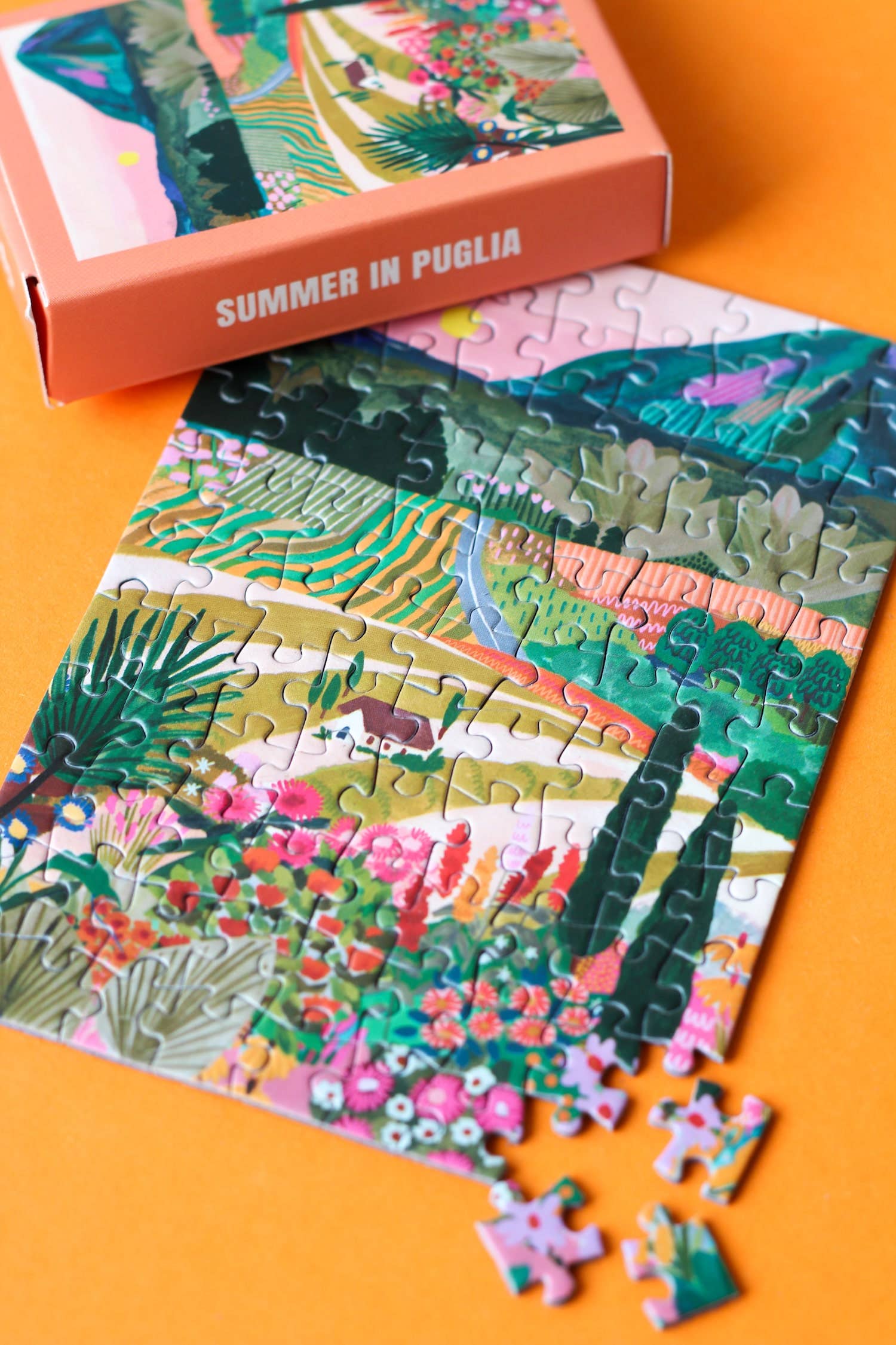 Mini-puzzle L'été dans les Pouilles, 99 pièces