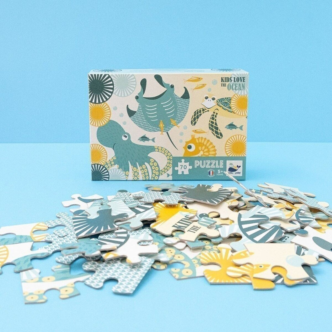 Puzzle enfant 70 pièces Océan - Made in France NaN