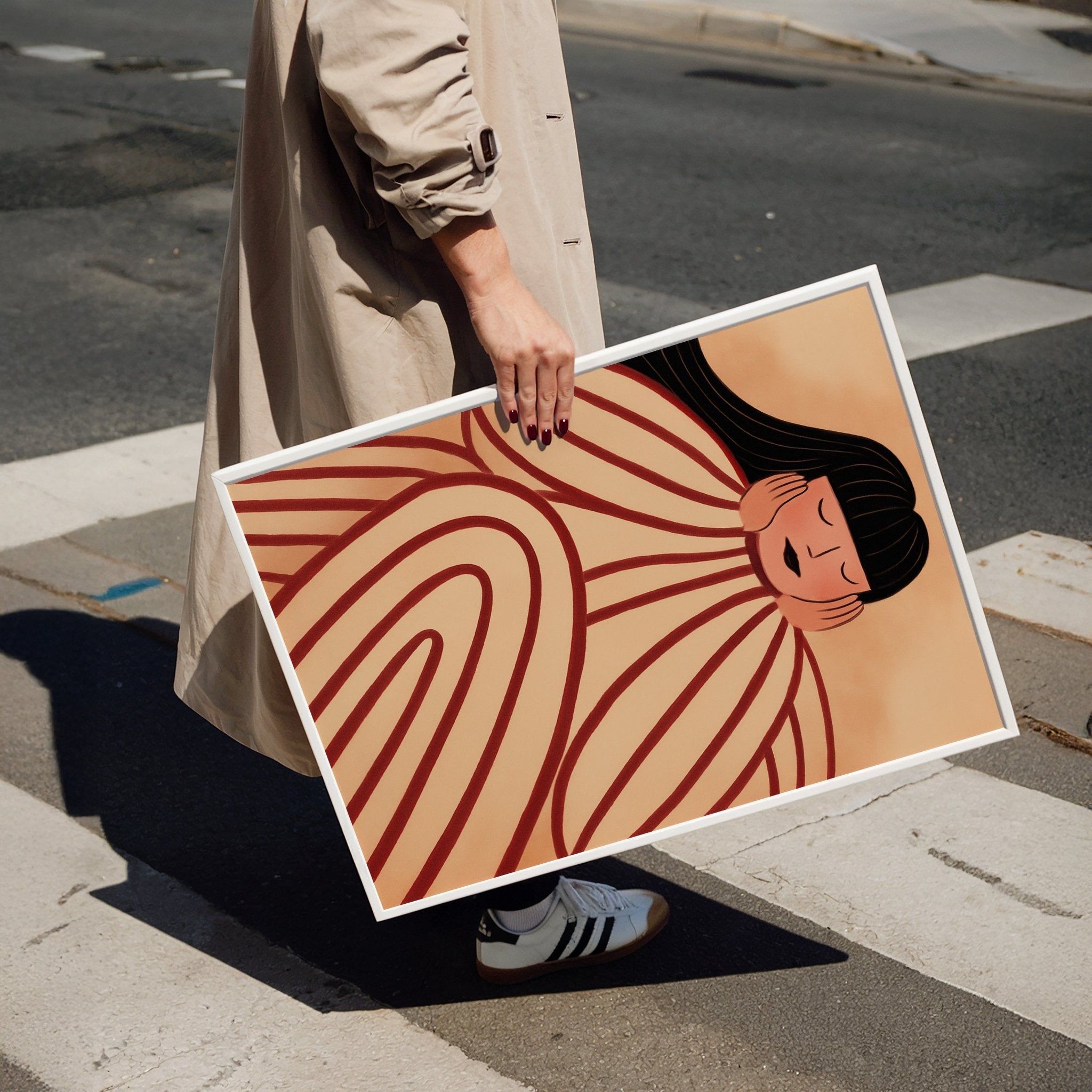 Abstract Woman Print