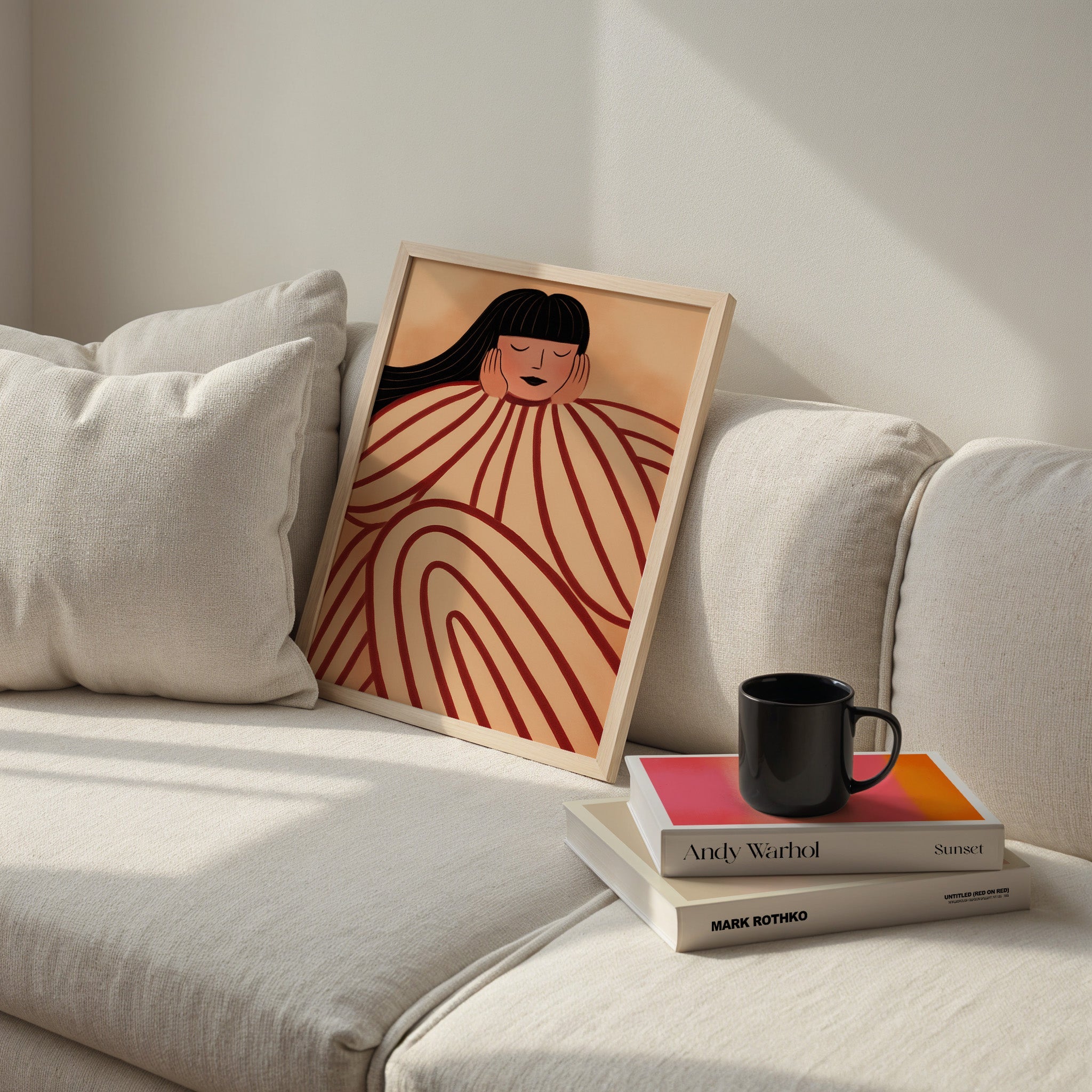 Abstract Woman Print