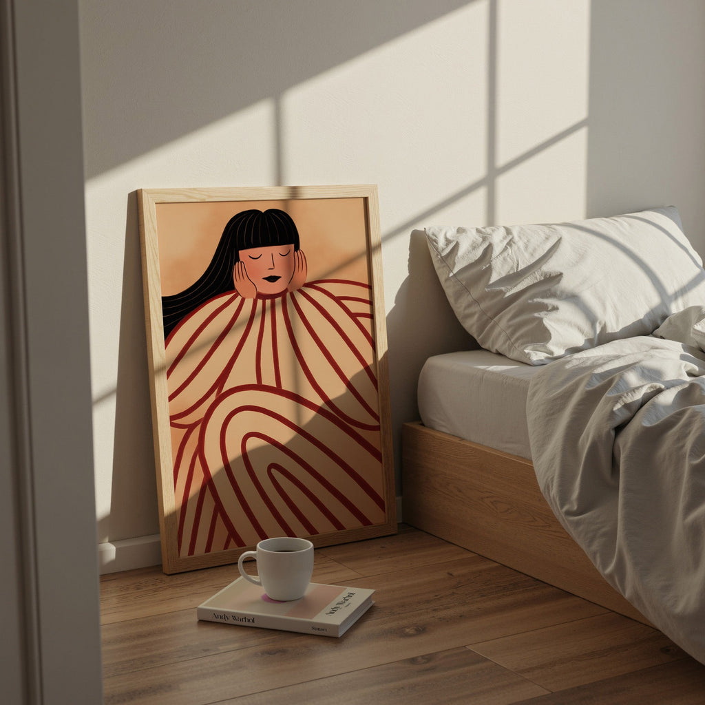 Abstract Woman Print