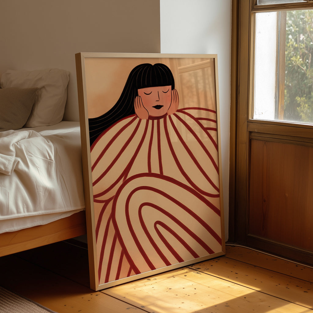Abstract Woman Print