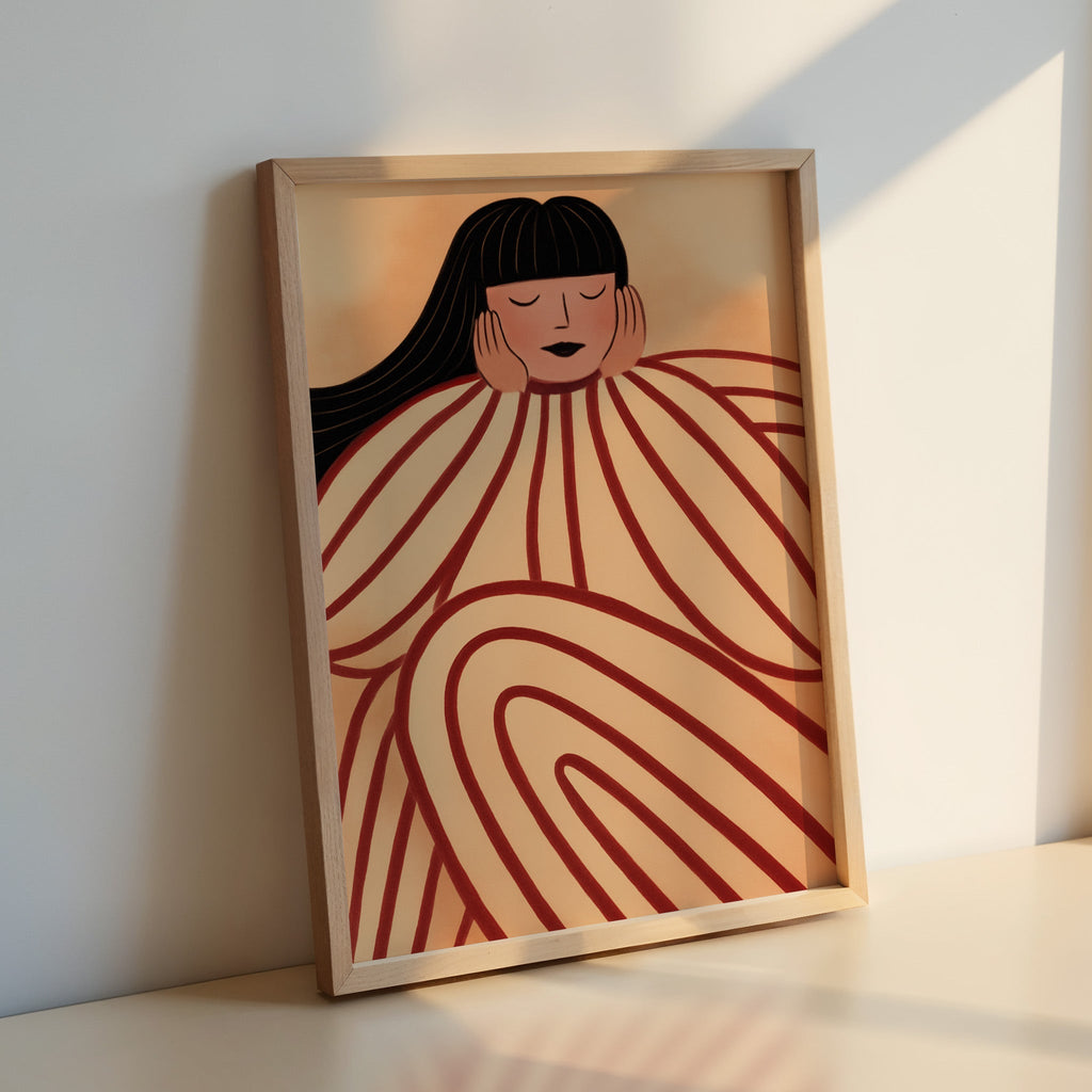 Abstract Woman Print