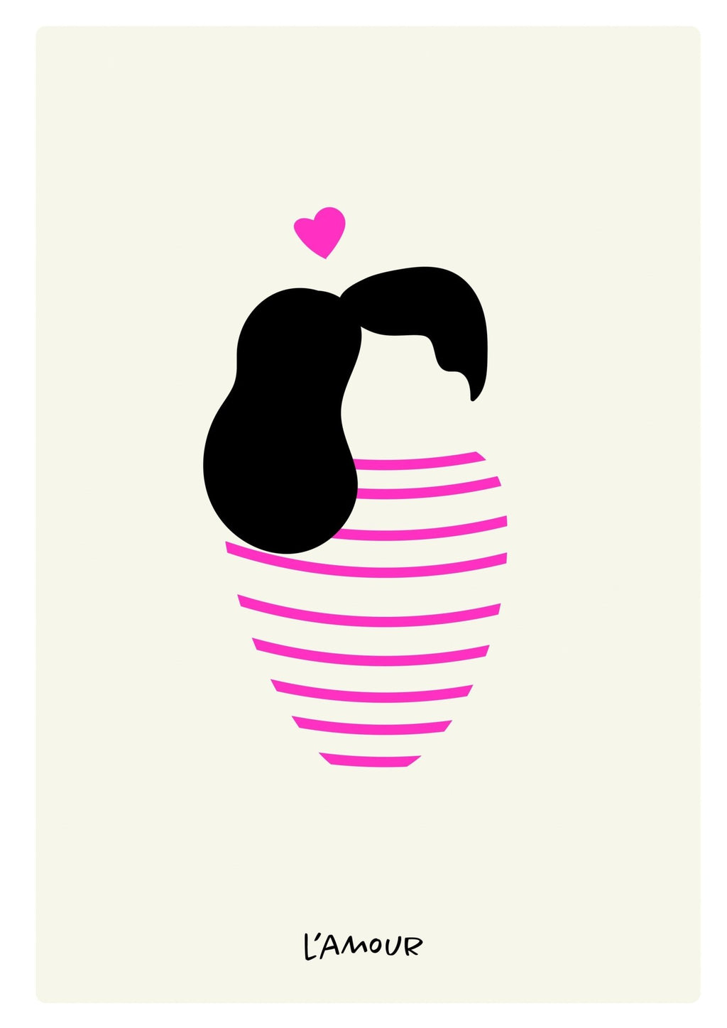 Poster amour a3 - message doux & décoration chambre adulte